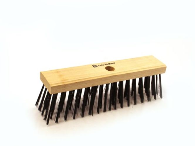 Hovedbilde Falu Rödfärg Piassavakost med stålbørste