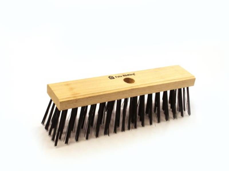 Falu Rödfärg Piassavakost med stålbørste