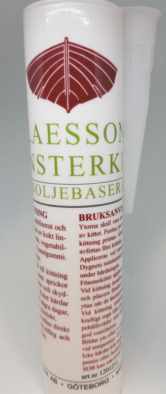 Claesson linoljekitt natur patron 300ML