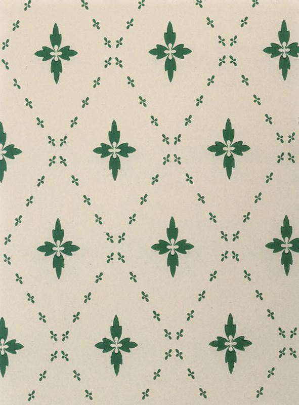 Papirtapet Norsk arv pr. rull (10,05 meter)Design 40 122 (grønn)