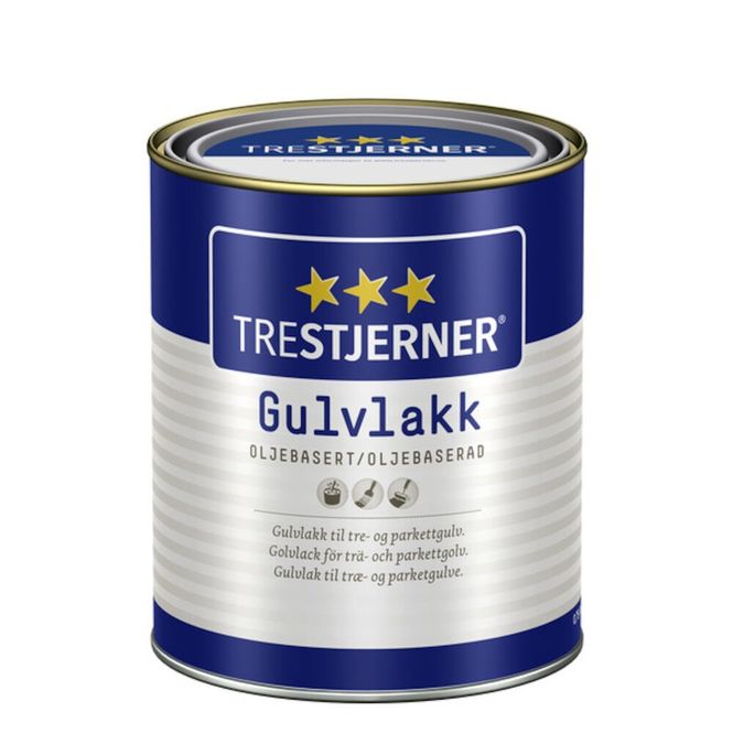 Hovedbilde Trestjerner Gulvlakk Oljebasert Blank 0,75 l