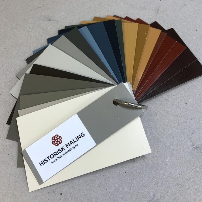 Hovedbilde Våre historiske farger - fargevifte