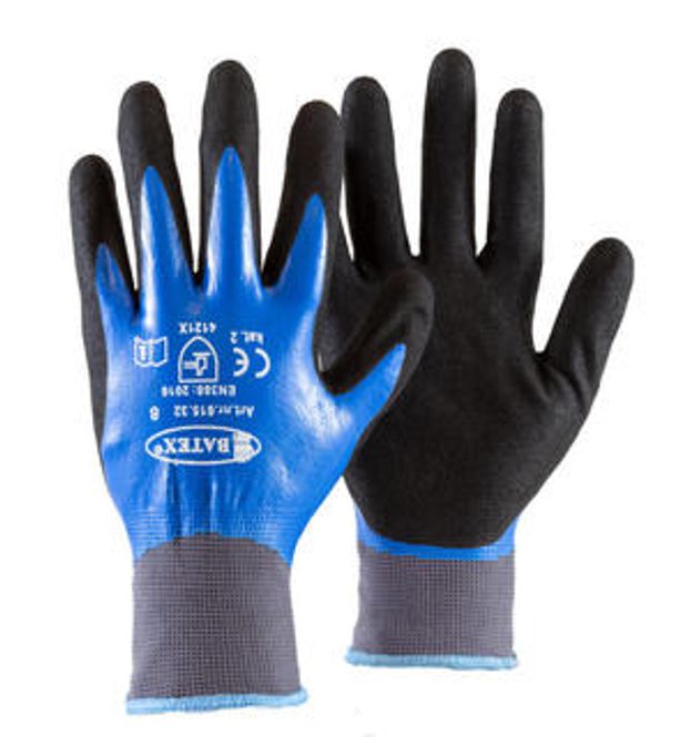 Hovedbilde MEKANIKERHANSKER - DOBBELTDYPPET NITRIL