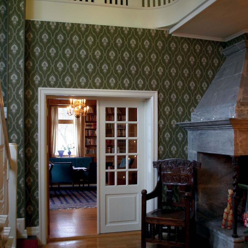 Papirtapet Norsk arv pr. rull (10,05 meter)Design 40 210 (rød) T