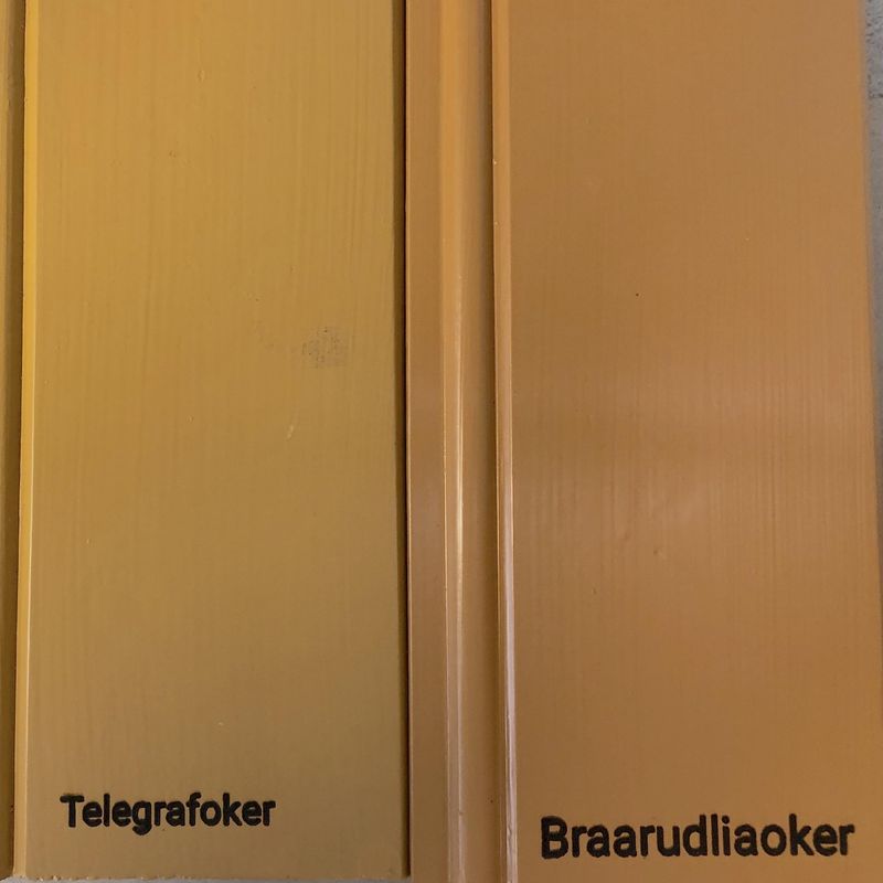 Braarudliaoker - utvendig linoljemaling