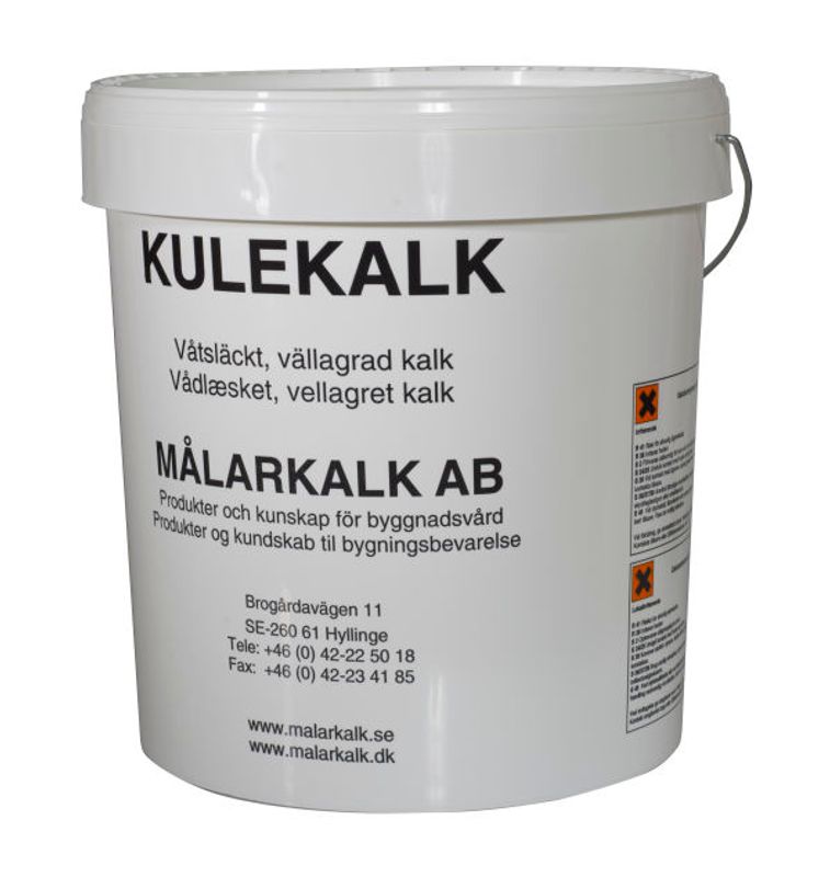 Kulekalk våtlesket Målarkalk